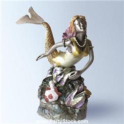 MERMAID 24K GOLD & SWAROVSKI CRYSTALS JEWELRY BOX