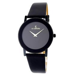 Le Chateau Men's Watch "Slim" W/Gun Case-5094m