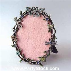 SWAROVSKI CRYSTAL PHOTO FRAME DRAGONFLY