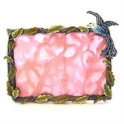 BIRD 3D PHOTO FRAME 24K GOLD SWAROVSKI CRYSTALS