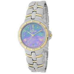 Le Chateau, Men's Watch Two-Tone & Mother Of Pearl Dial W/Date-2618mtt