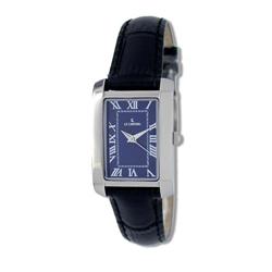 Le Chateau, Women's Rectangular Watch W/Classic Roman Numerals-*7009l-Leather