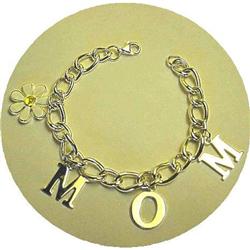 STERLING SILVER MOM CHARM BRACELET QVC HSN 7"