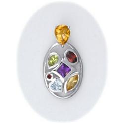PENDANT Amethyst Garnet Citrine Peridot Topaz Gems