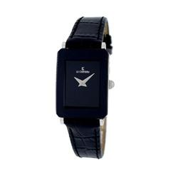 Le Chateau, Women's Stylish Steel Watch W/Leather Band-7016l