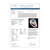 Image 4 : 2.11 ctw Intense Blue Diamond Art Deco 3 Stone Ring 18k Rose Gold - REF-283H6R