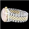 Image 4 : Rolex Ladies Two Tone 14K Gold/SS, Diam Dial & Diam/Ruby Bezel, Sapphire Crystal