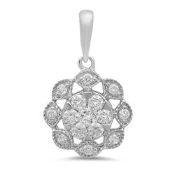 14k Gold 0.33CTW Diamond Pendant, (I1-I2/H-I)