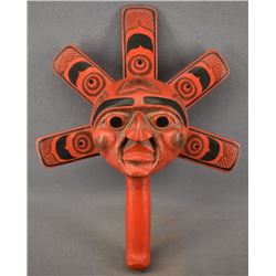 DECORATIVE WOOD RATTLE