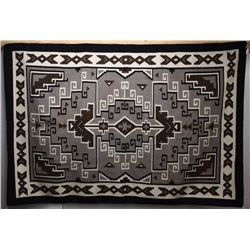 NAVAJO INDIAN   TWO GREY HILLS TEXTILE