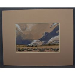 NAVAJO INDIAN PAINTING (IRVING TODDY)