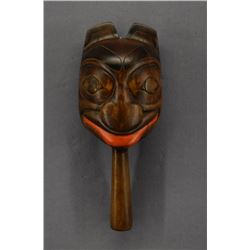 DECORATIVE WOOD RATTLE