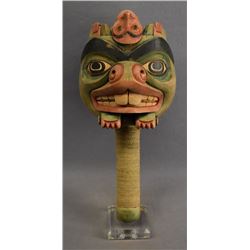 DECORATIVE WOOD RATTLE