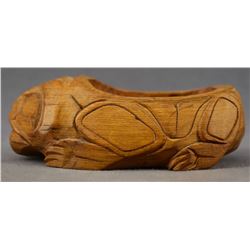 HAIDA INDIAN WOODEN BOWL