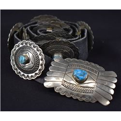 NAVAJO INDIAN CONCHO BELT (JOEBA)