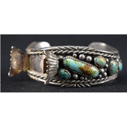 NAVAJO INDIAN WATCH BRACELET