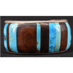 NAVAJO INDIAN SILVER CUFF BRACELET