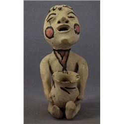 TESUQUE INDIAN POTTERY RAIN GOD