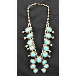 NAVAJO INDIAN SQUASH NECKLACE