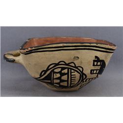 SANTO DOMINGO INDIAN POTTERY BOWL