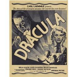 Dracula (Universal, 1931). Herald. Universal