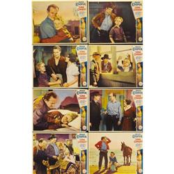 Lone Cowboy (Paramount, 1933). Lobby Card Set of 8 (11 