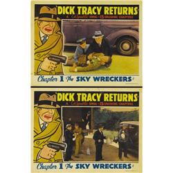 Dick Tracy Returns (Republic, 1938). Lobby Cards (2) (1