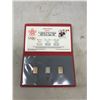 Image 2 : Calgary 1988 Winter Olympics Official Commemorative set of 3 Ingots. Includes 1 gram 10K gold, 1 gra