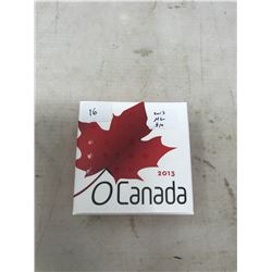 2013 The Colourized Maple Leaf $10. Proof. .9999 pure silver. In case and box of issue.