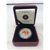 Image 3 : 2013 The Colourized Maple Leaf $10. Proof. .9999 pure silver. In case and box of issue.
