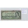 Image 1 : 1954 $1 Devil’s Face $1 note. Beattie-Coyne signatures. L/A. Prefix. BC-29b. Ink Stamped 66372 Hubba
