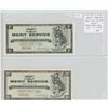 Image 1 : Lot of 2 different Merit Service Merit Oil Co. Ltd. Scrip. Vancouver, BC. 5 cents and 25 cents. Both