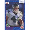 Image 1 : Roger Aldag, OG, Saskatchewan Roughriders. CFL Football card. 1991 AW  Sports. Gem Unc.