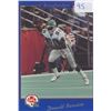 Image 1 : Donald Narcisse, WR, Saskatchewan Roughriders. CFL Football card. 1991 Jogo. Gem Unc.