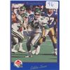 Image 1 : Eddie Lowe, LB, Saskatchewan Roughriders. CFL Football card. 1991 Jogo. Gem Unc.