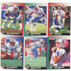 Lot of 6 Houston Oilers, NFL Football cards, including Cody Carlson, Ernest Givins & Drew Hill. All 