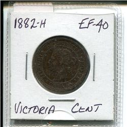 1882-H Victoria Large Cent