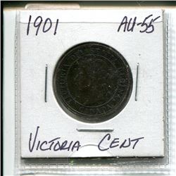 1901 Victoria Large Cent