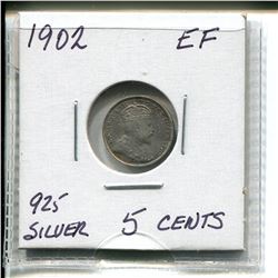 1902 Edward Five Cents