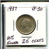 Image 1 : 1937 George Twenty Five Cents