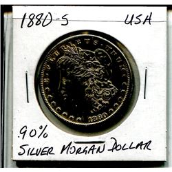 1880-S Morgan Silver Dollar