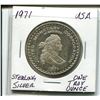 Image 1 : 1971 One Troy Ounce Sterling Silver Coin