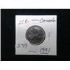Image 1 : 1991 Canada Twenty Five Cents