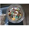 Image 5 : KRAFT BEAR JAR full - BEADS - Some Sorted - Some Not