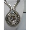 Image 2 : COSTUME JEWELRY - NECKLACE - Wide Double strand - 20 inch