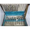 Image 2 : Silver Plate Flatware 43 piece set with case