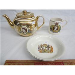3 Pieces of Royalty China