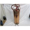 Image 3 : Vintage Stemple Copper Fire Extinguisher 24 inches tall empty