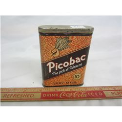 Picobac 10 cent Tobacco Pocket Tin very nice