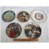 Image 1 : 5 Collectors Plates Children , Santa ect boxes and COA